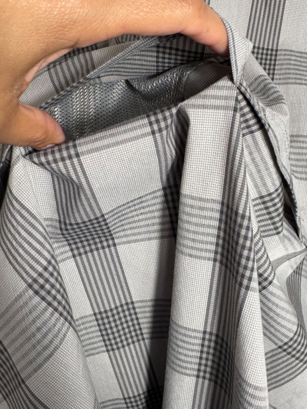Carhartt Force Plaid Work Shirt Size XL Relaxed Fit Short Sleeve Gray - Picture 8 of 10